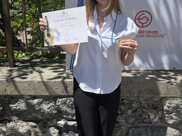Lucija Pavičić osvojila još jednu zlatnu medalju na natjecanju