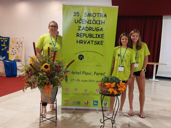 UZ „Vodarica Marta“ sudjelovala na 35. smotri učeničkih zadruga Republike Hrvatske