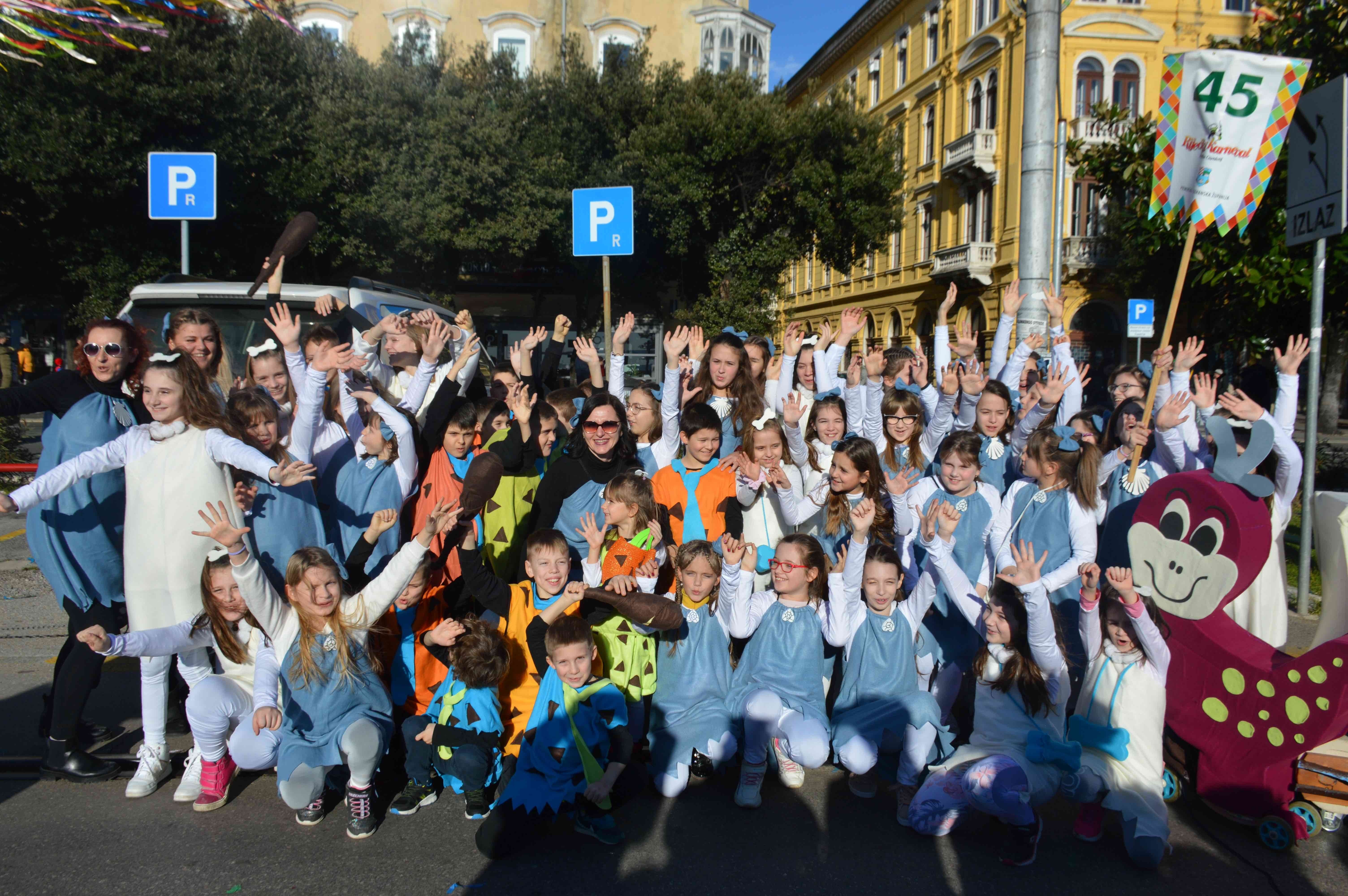 Učenici naše škole ponovno sudjelovali na Dječjoj karnevalskoj povorci u Rijeci