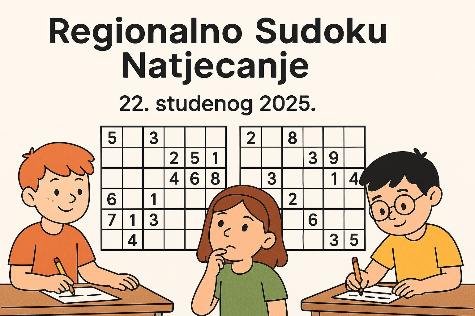 Uspješan nastup naših učenika na Regionalnom Sudoku natjecanju 2025. Uspješan nastup naših učenika na Regionalnom Sudoku natjecanju 2025.