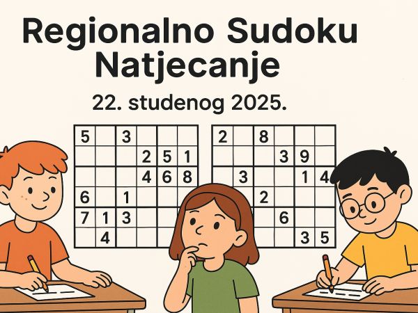 Uspješan nastup naših učenika na Regionalnom Sudoku natjecanju 2025.