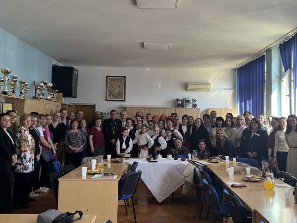 Kanonska vizitacija biskupa mons. Marka Mede našoj školi