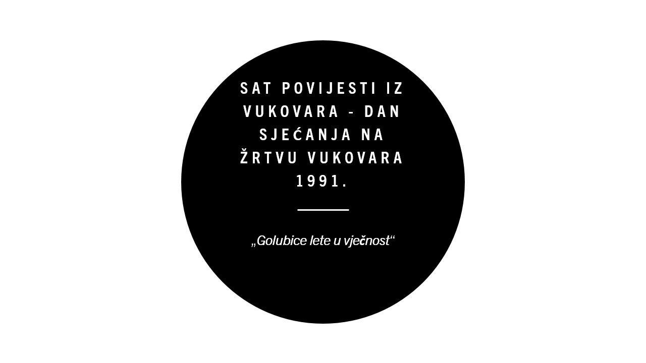 Sat povijesti iz Vukovara - Dan sjećanja na žrtvu Vukovara 1991. godine - prijenos uživo