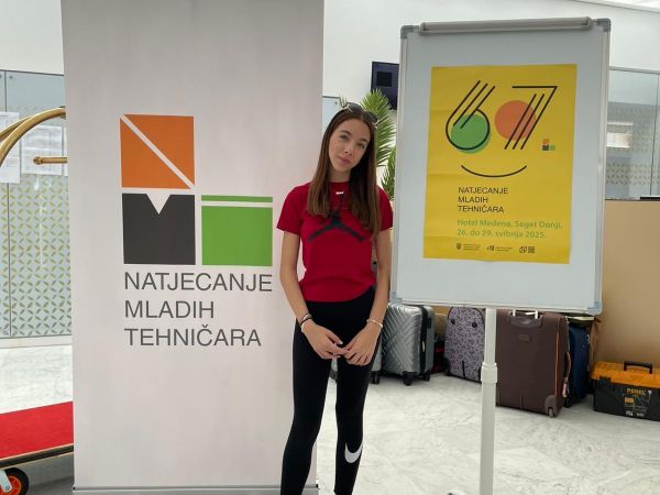 Izvrstan uspjeh učenice Klare Matice na 67. natjecanju mladih tehničara Izvrstan uspjeh učenice Klare Matice na 67. natjecanju mladih tehničara